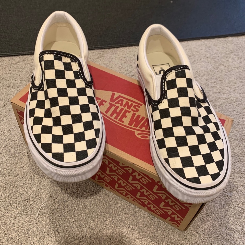 Vans Checkerboard Slip-on Shoes